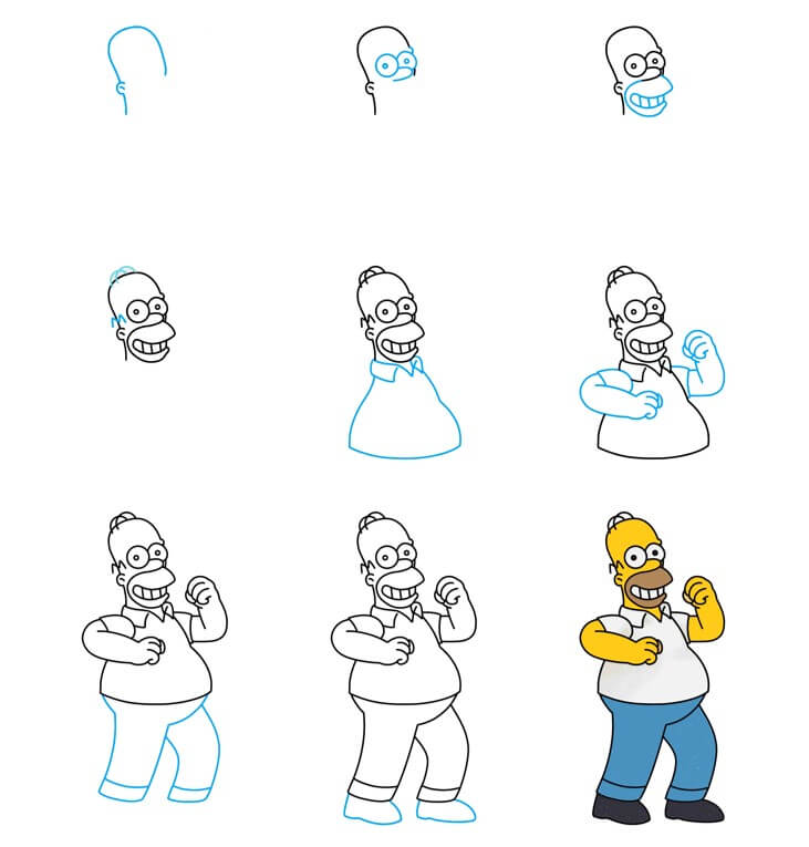 Homer Simpson (8) dessin