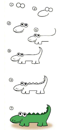 Idée de crocodile (2) dessin