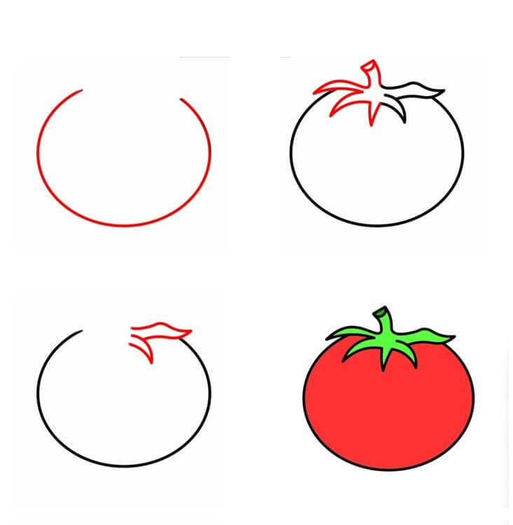 Idée tomate (2) dessin