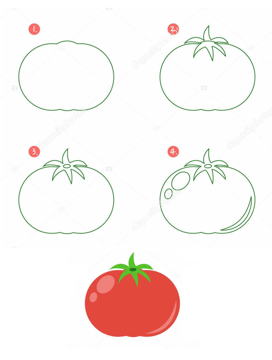 Idée tomate (3) dessin