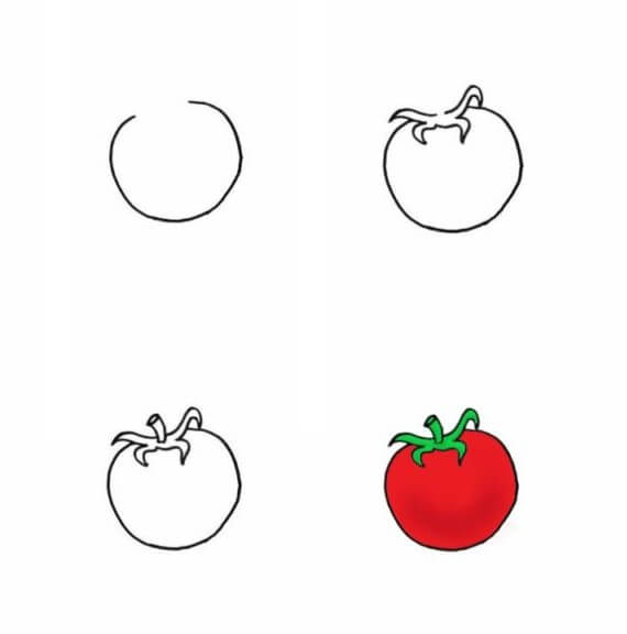 Idée tomate (6) dessin