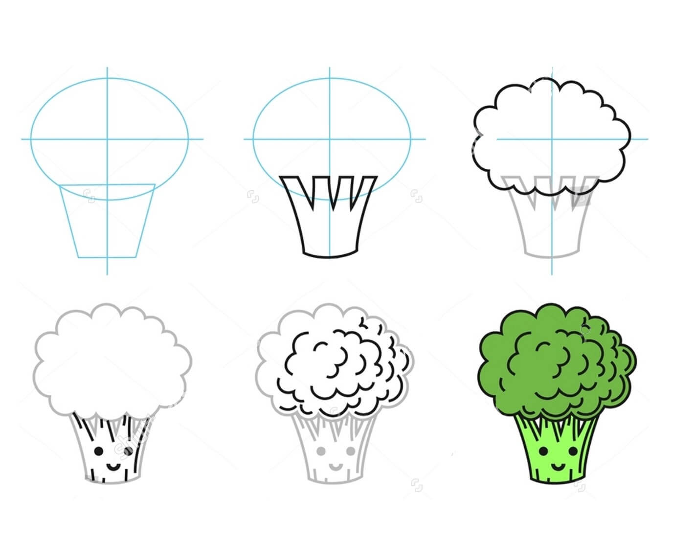 Idées de brocoli (13) dessin