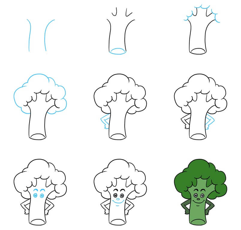 Brocoli dessin