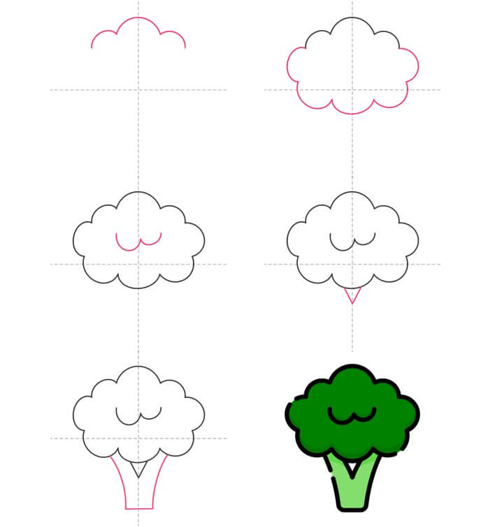 Idées de brocoli (9) dessin