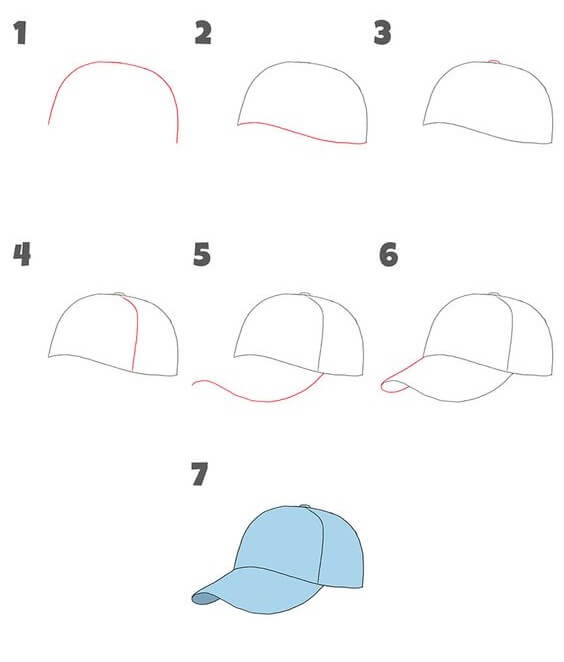 Idées de casquettes (1) dessin