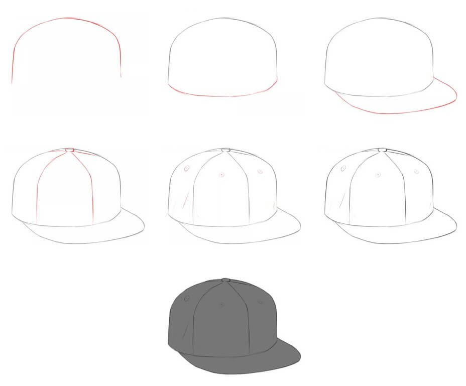 Idées de casquettes (6) dessin