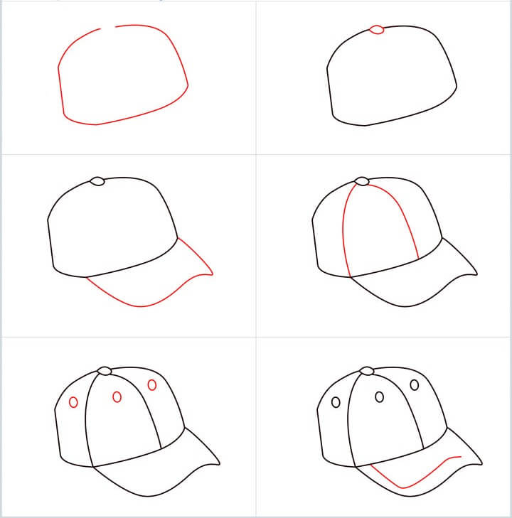 Idées de casquettes (7) dessin