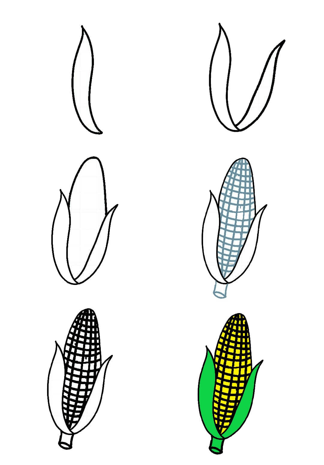 Idées de maïs (6) dessin