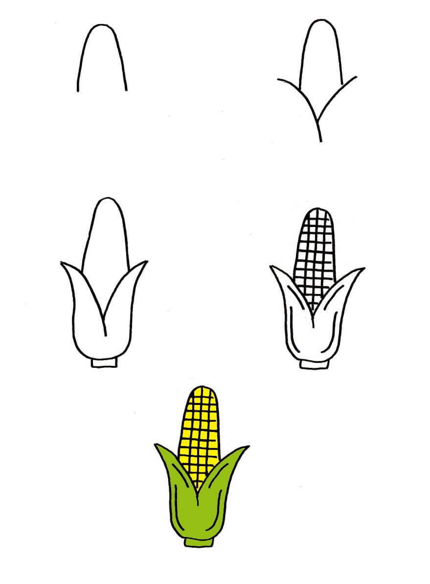 Idées de maïs (9) dessin