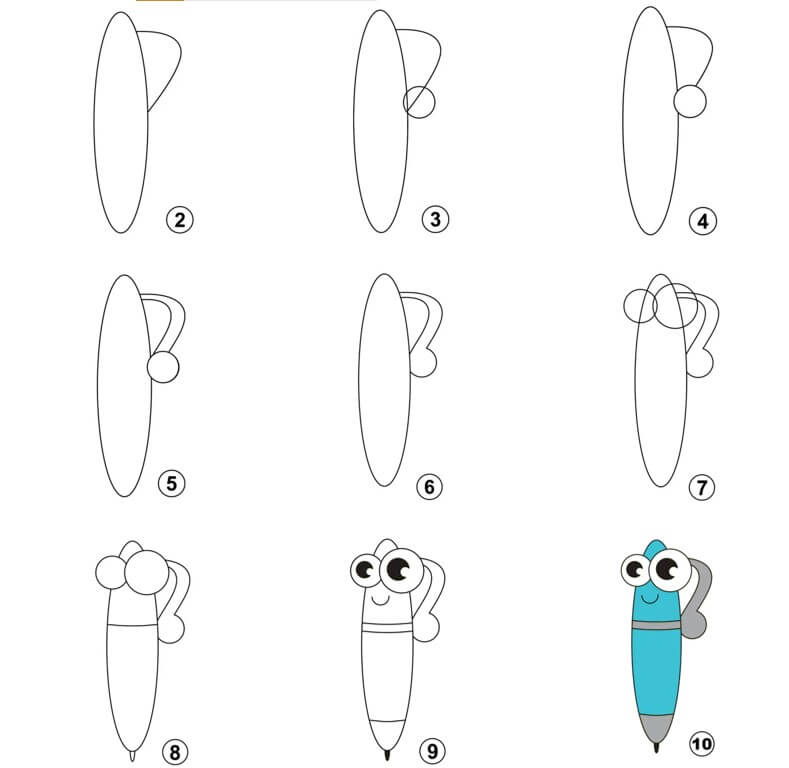 Idées de stylos (8) dessin