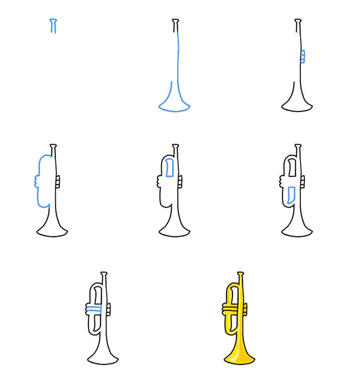 Idées de trompette (10) dessin