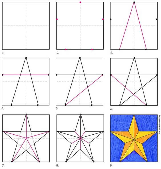 Idées étoiles (4) dessin