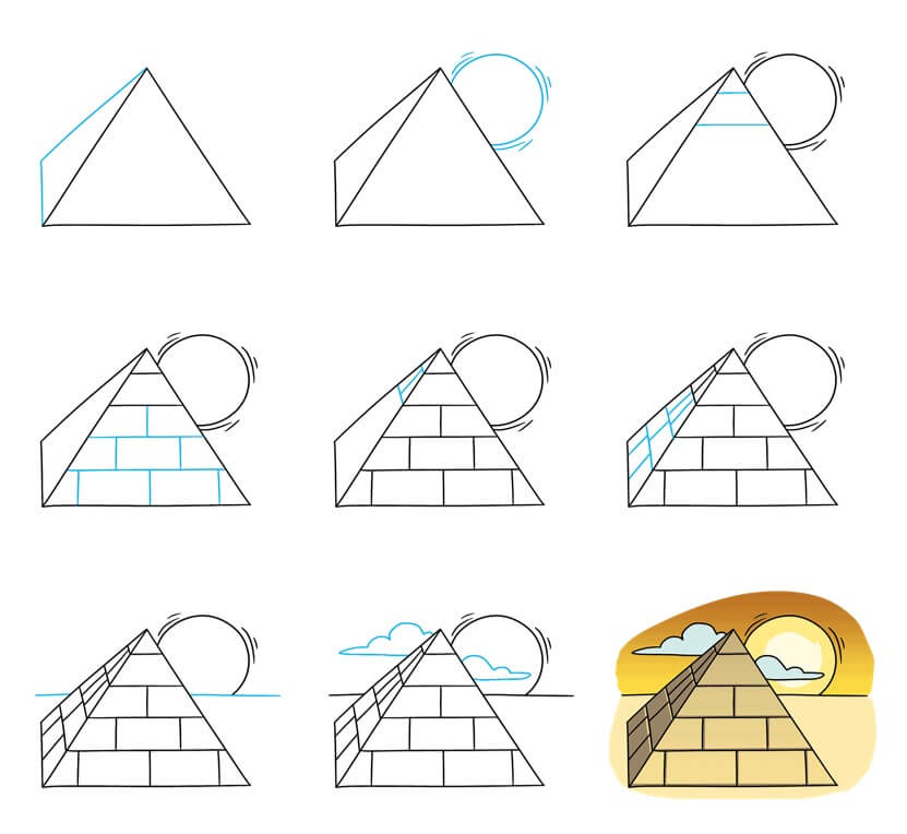 Idées pyramidales (11) dessin