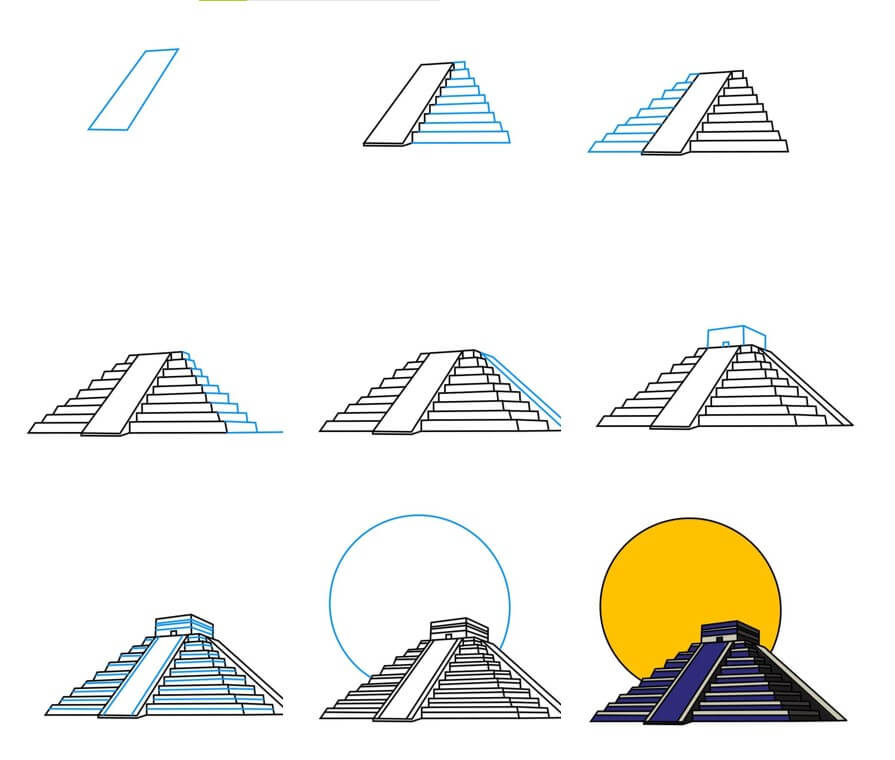 Idées pyramidales (15) dessin