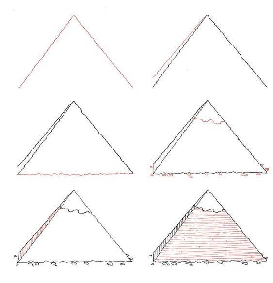 Idées pyramidales (2) dessin