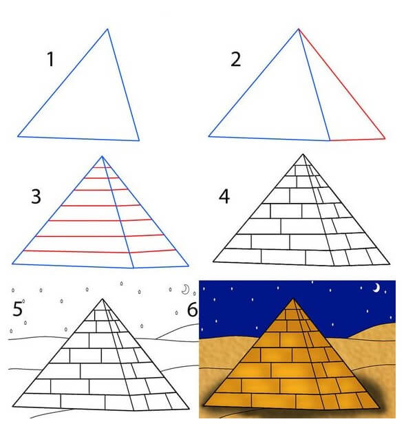 Idées pyramidales (4) dessin