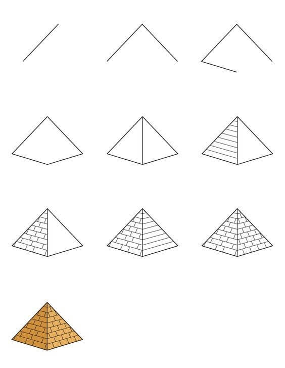 Idées pyramidales (7) dessin