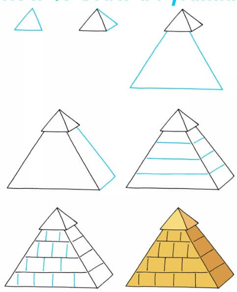 Idées pyramidales (9) dessin