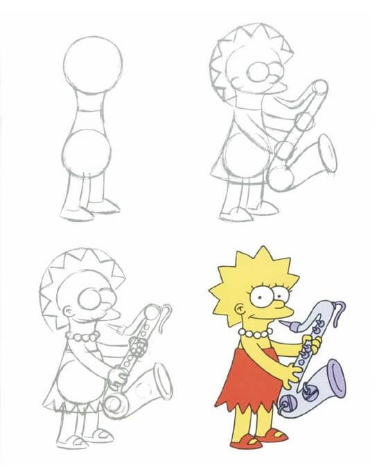 Marge Simpson (2) dessin