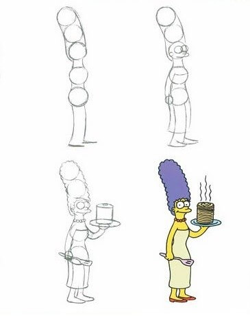 Marge Simpson (6) dessin