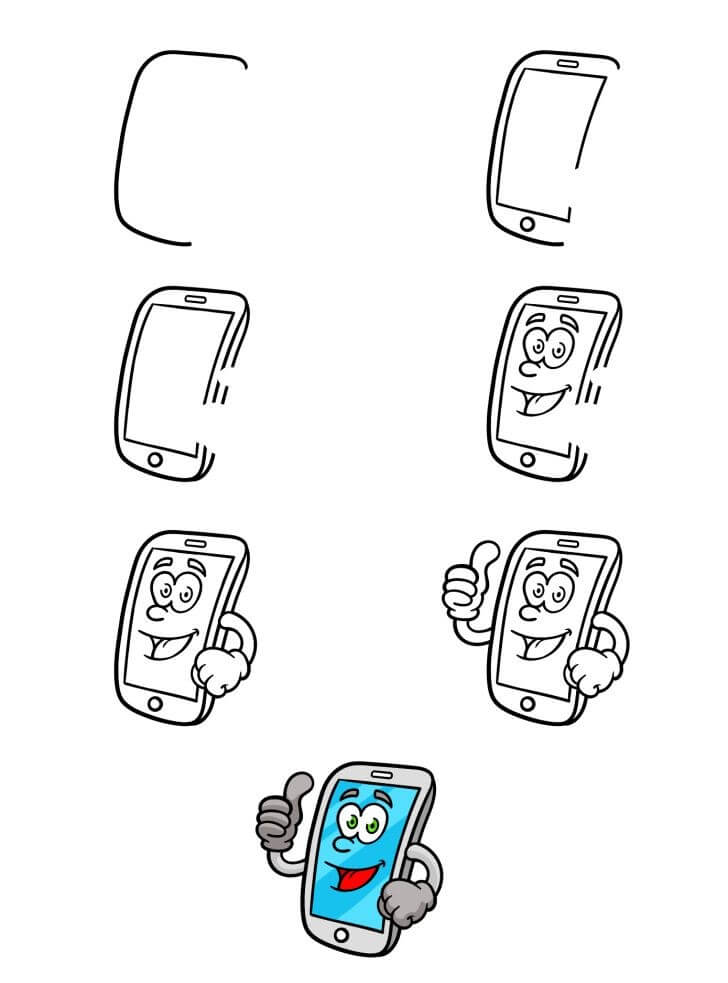 Téléphones de dessins animés (2) dessin