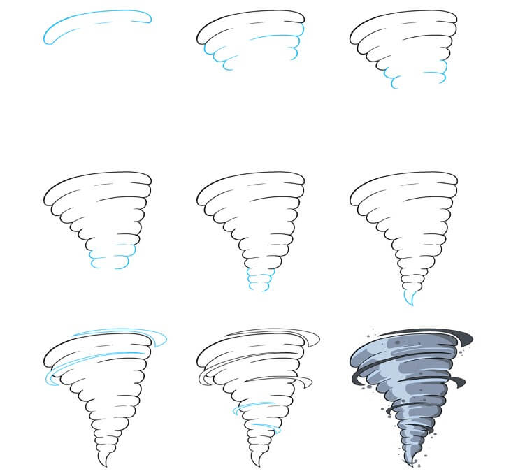 tornade dessin