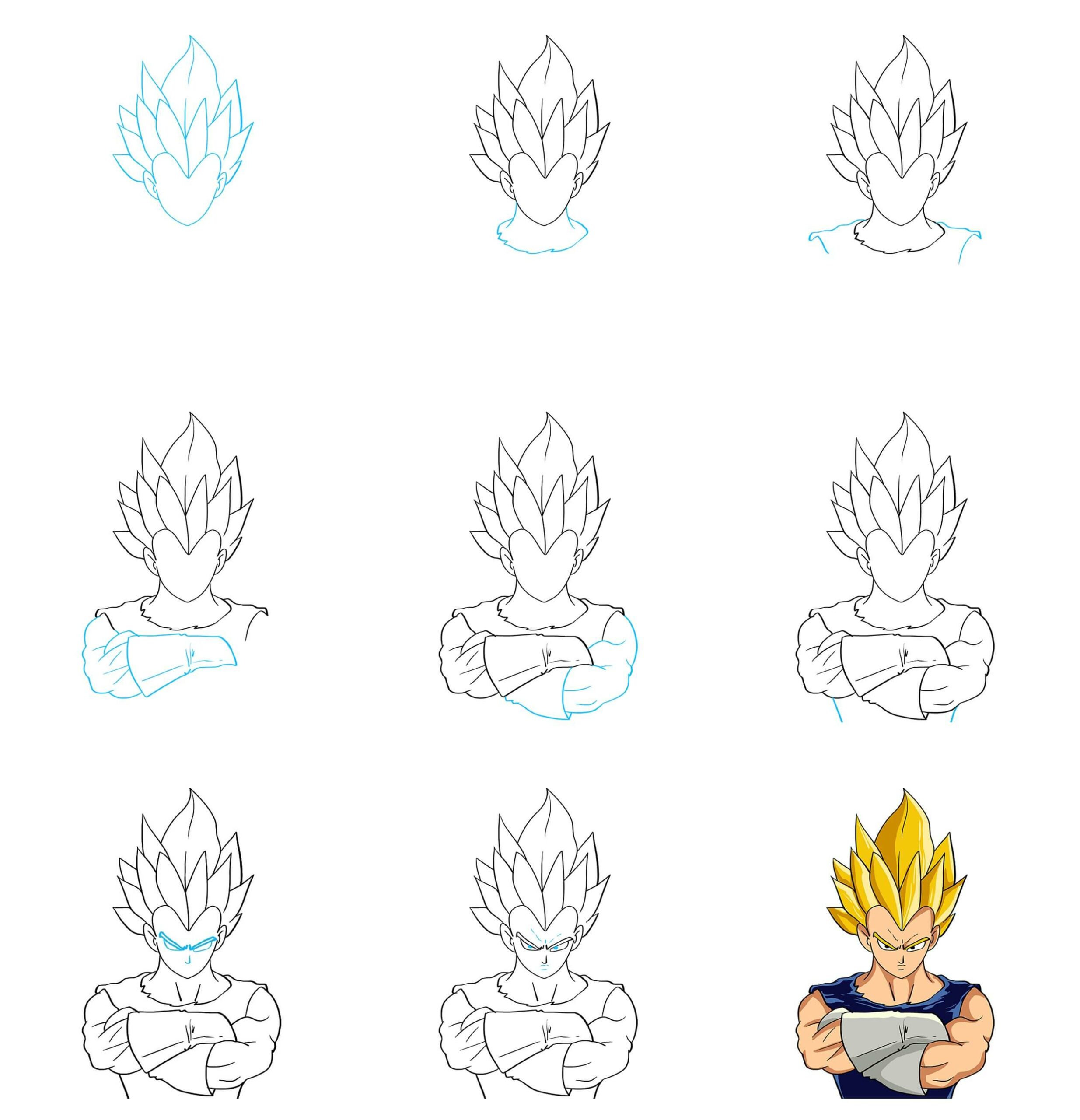 Vegeta dessin