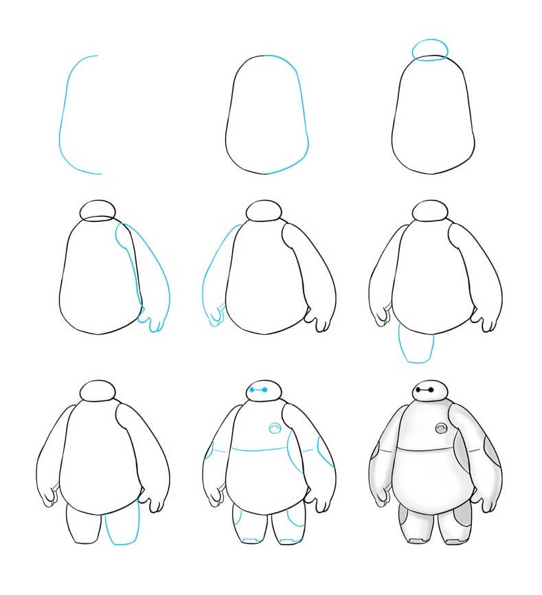 Idées Baymax (1) dessin