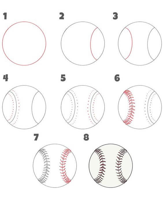 Idées de baseball (9) dessin