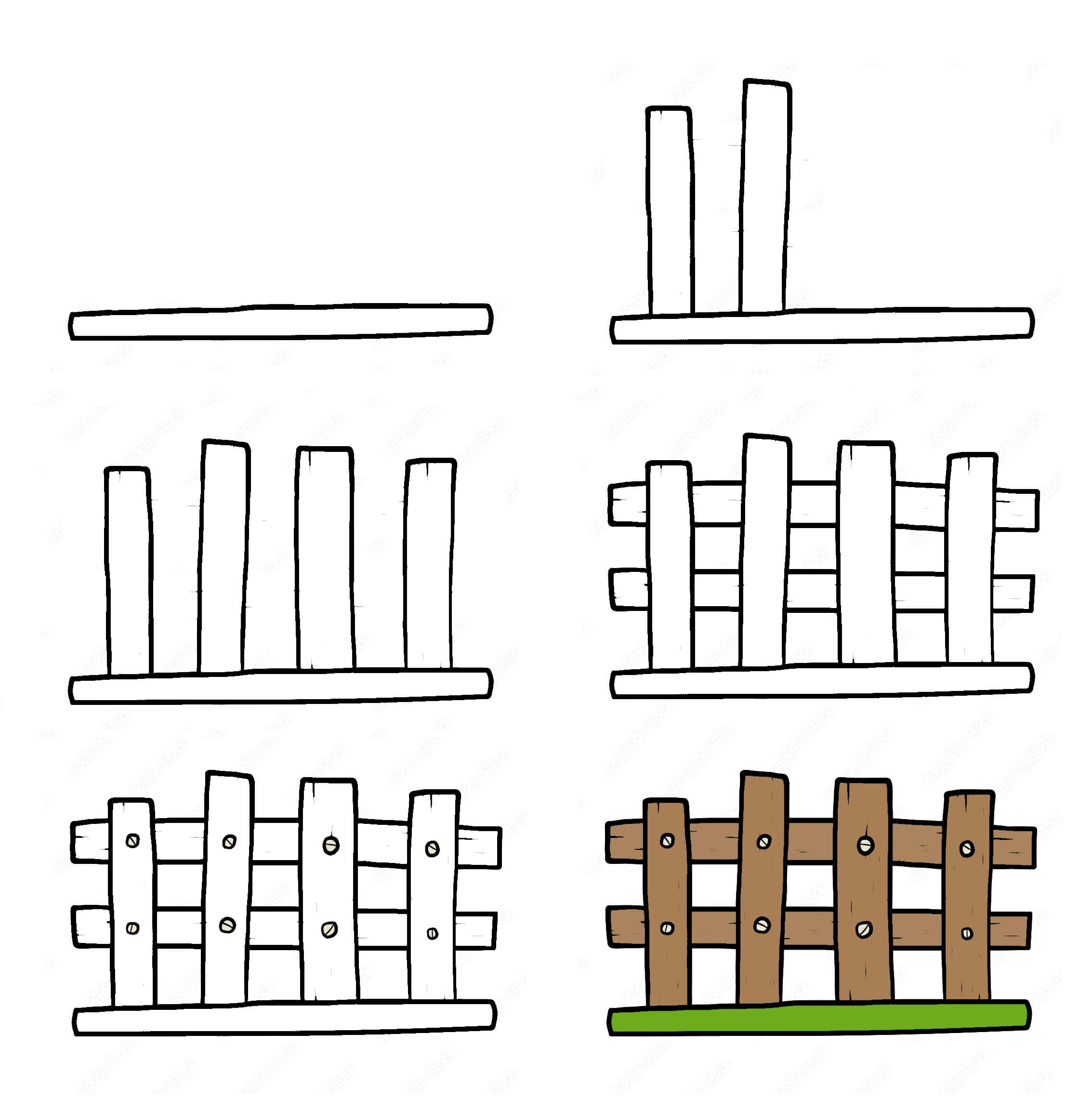 Idées de clôture (3) dessin