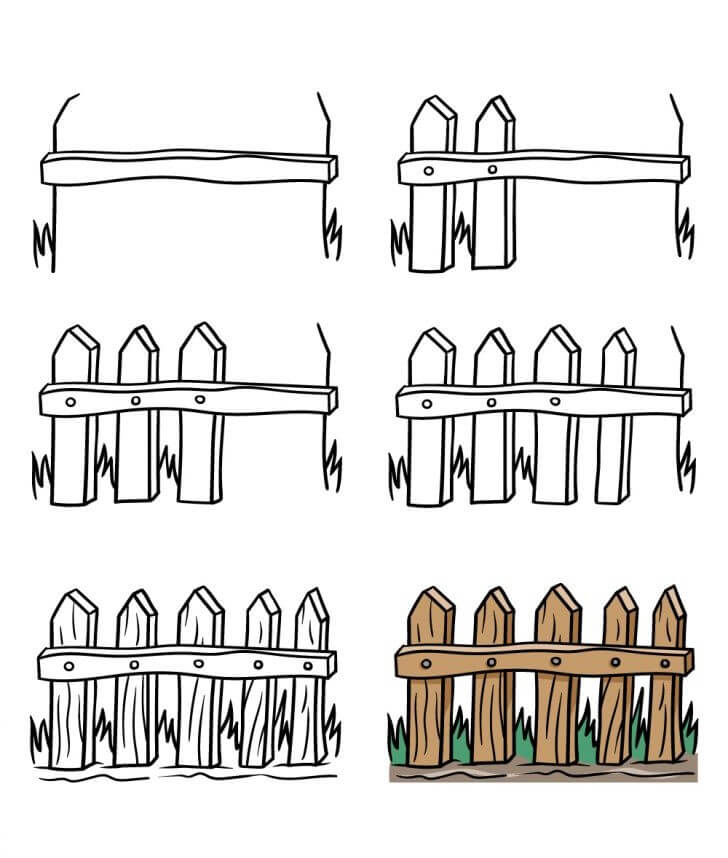 Idées de clôture (8) dessin