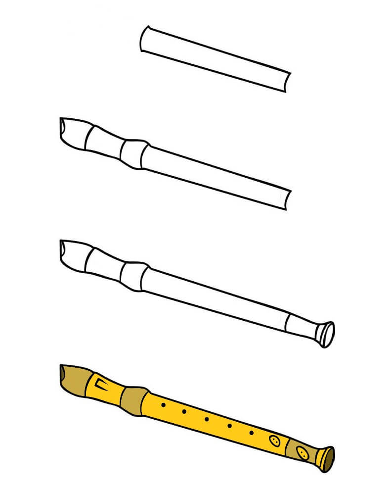 Idées de flûte (17) dessin