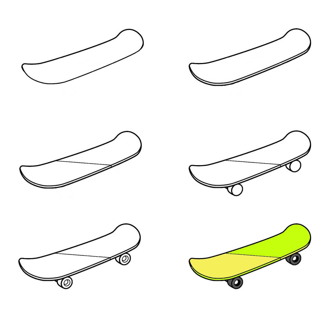 Idées de skateboard (10) dessin