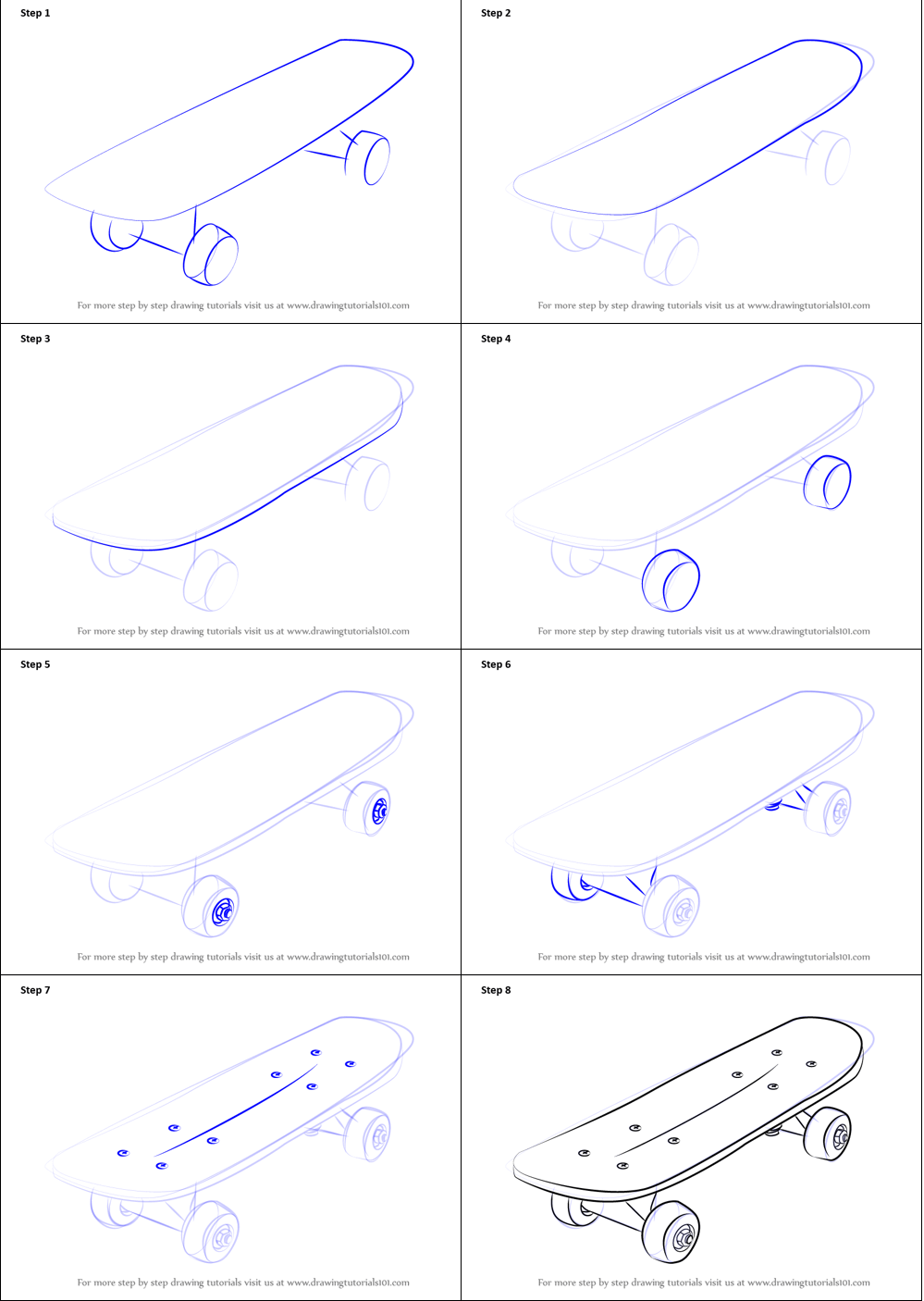 Idées de skateboard (19) dessin