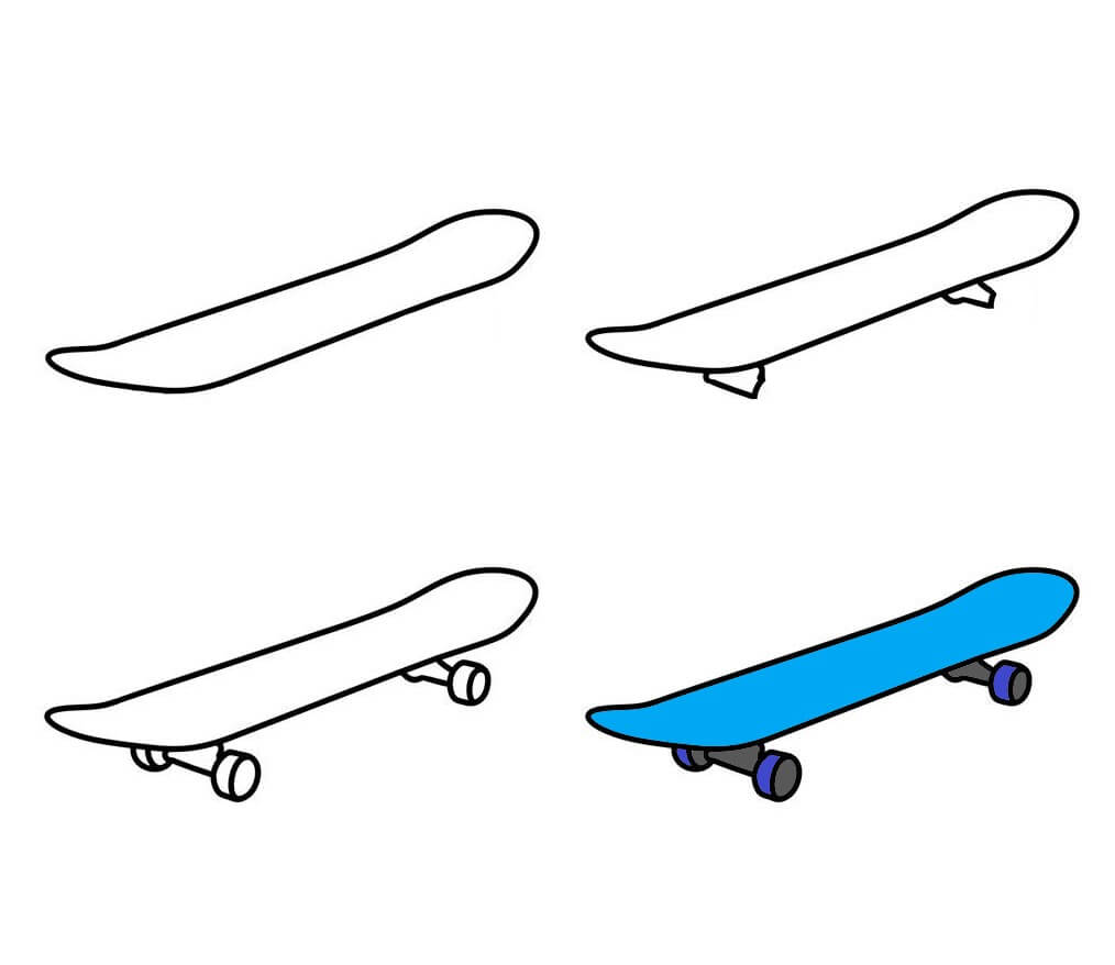 Idées de skateboard (6) dessin