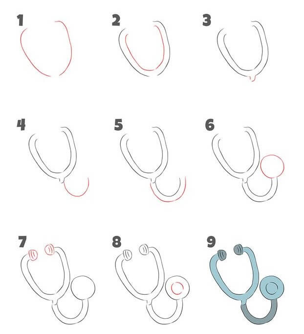 Idées de stéthoscope (1) dessin