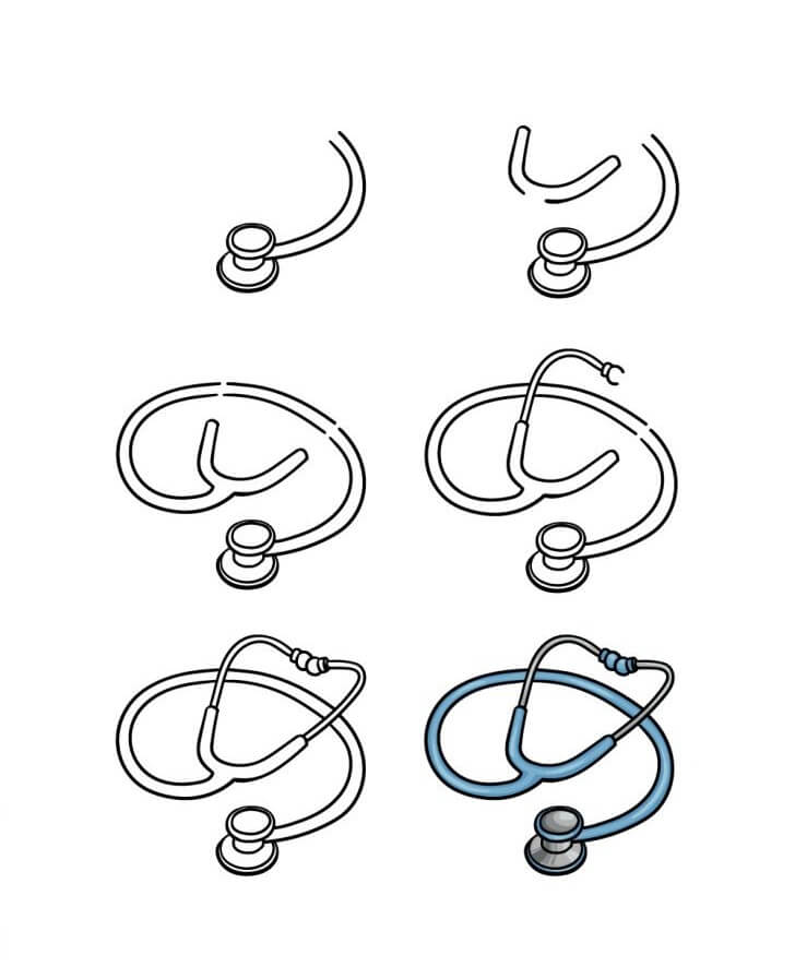 Idées de stéthoscope (10) dessin