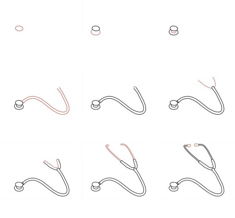 Idées de stéthoscope (9) dessin