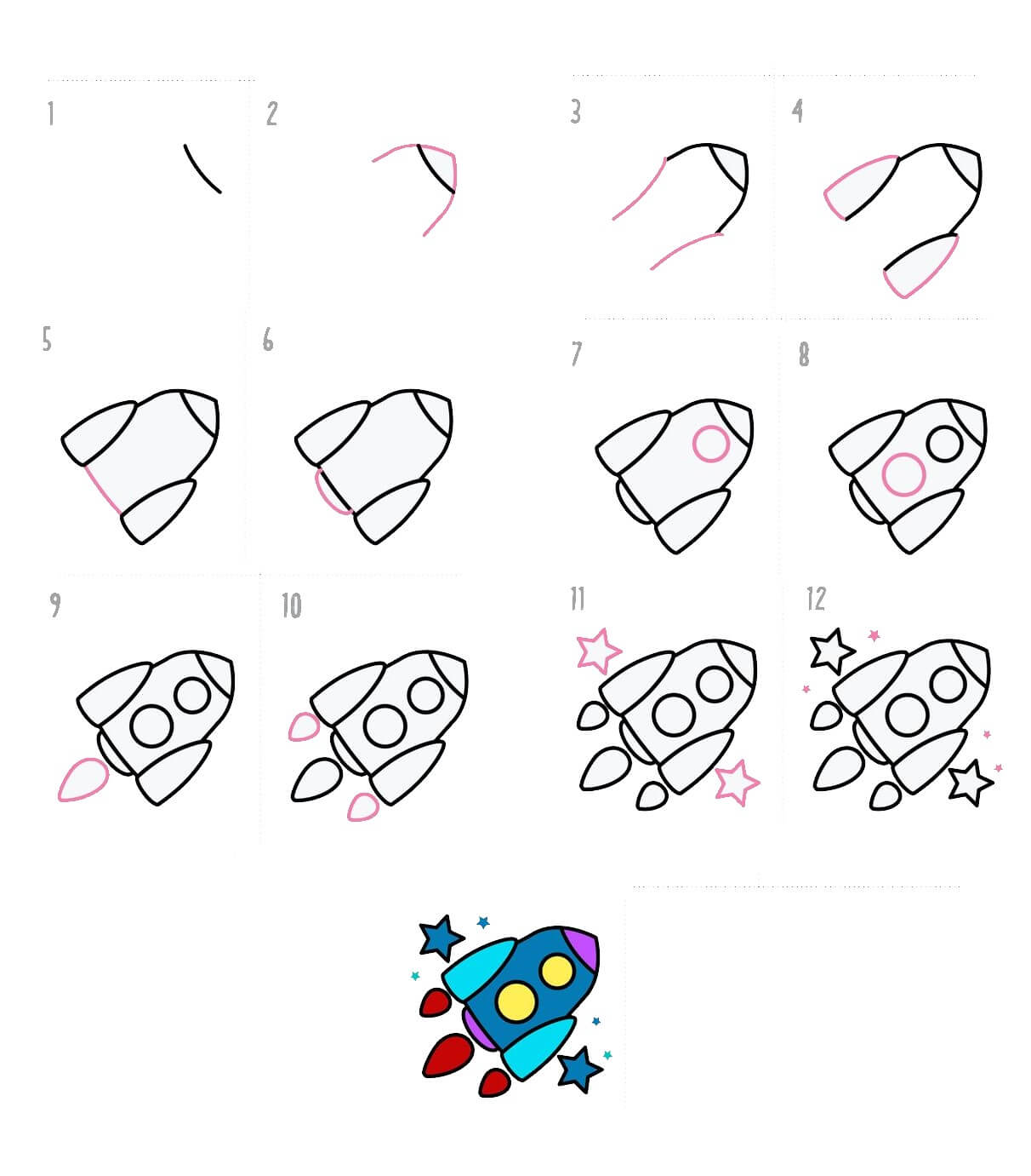 Idées de vaisseaux spatiaux (1) dessin