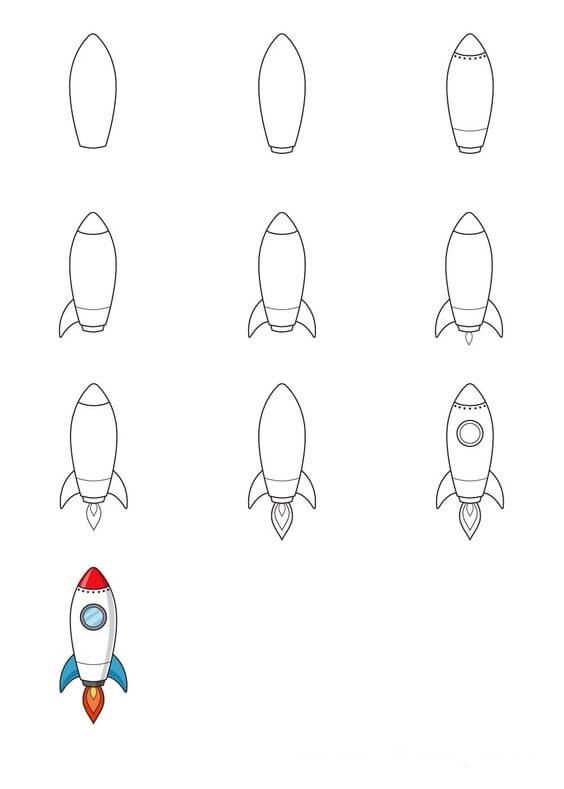 Idées de vaisseaux spatiaux (15) dessin