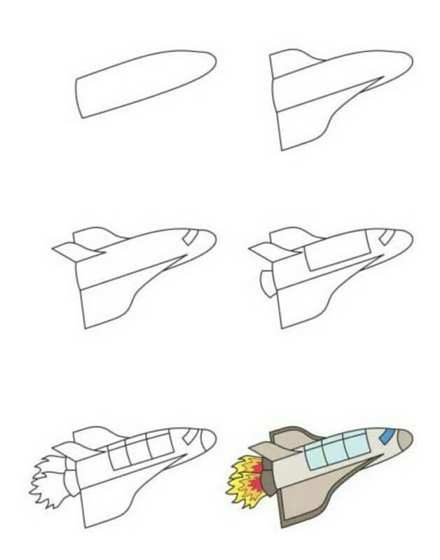 Idées de vaisseaux spatiaux (16) dessin