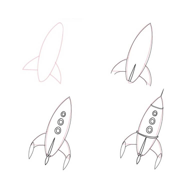 Idées de vaisseaux spatiaux (2) dessin