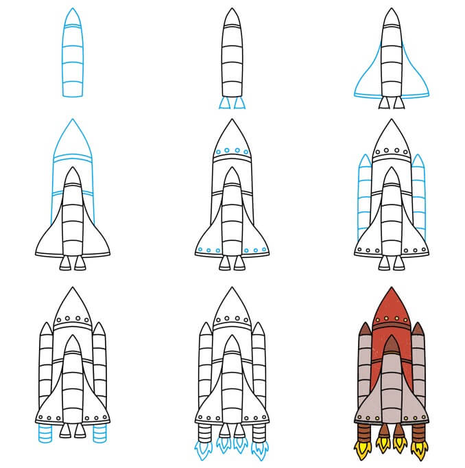 Idées de vaisseaux spatiaux (37) dessin