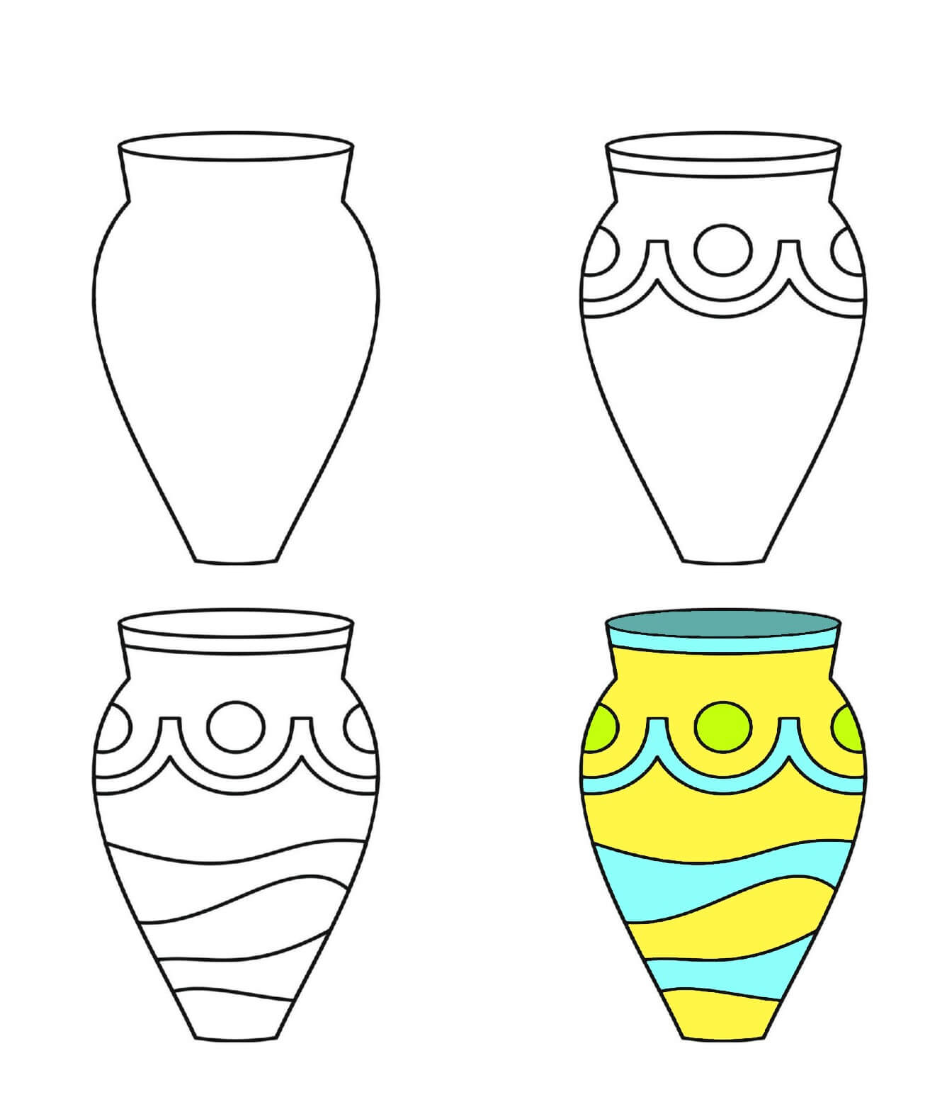 Idées de vases (11) dessin