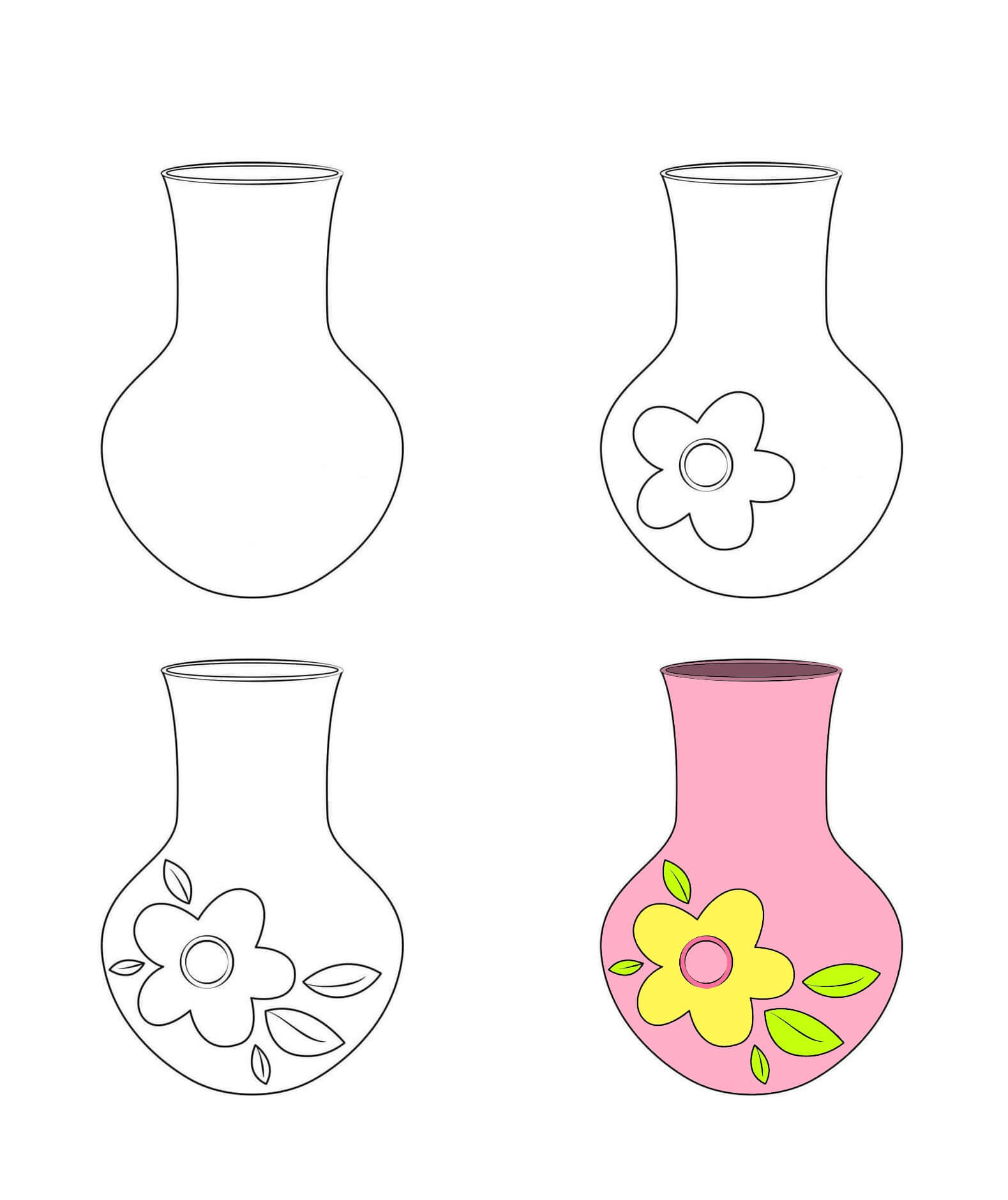 Idées de vases (13) dessin