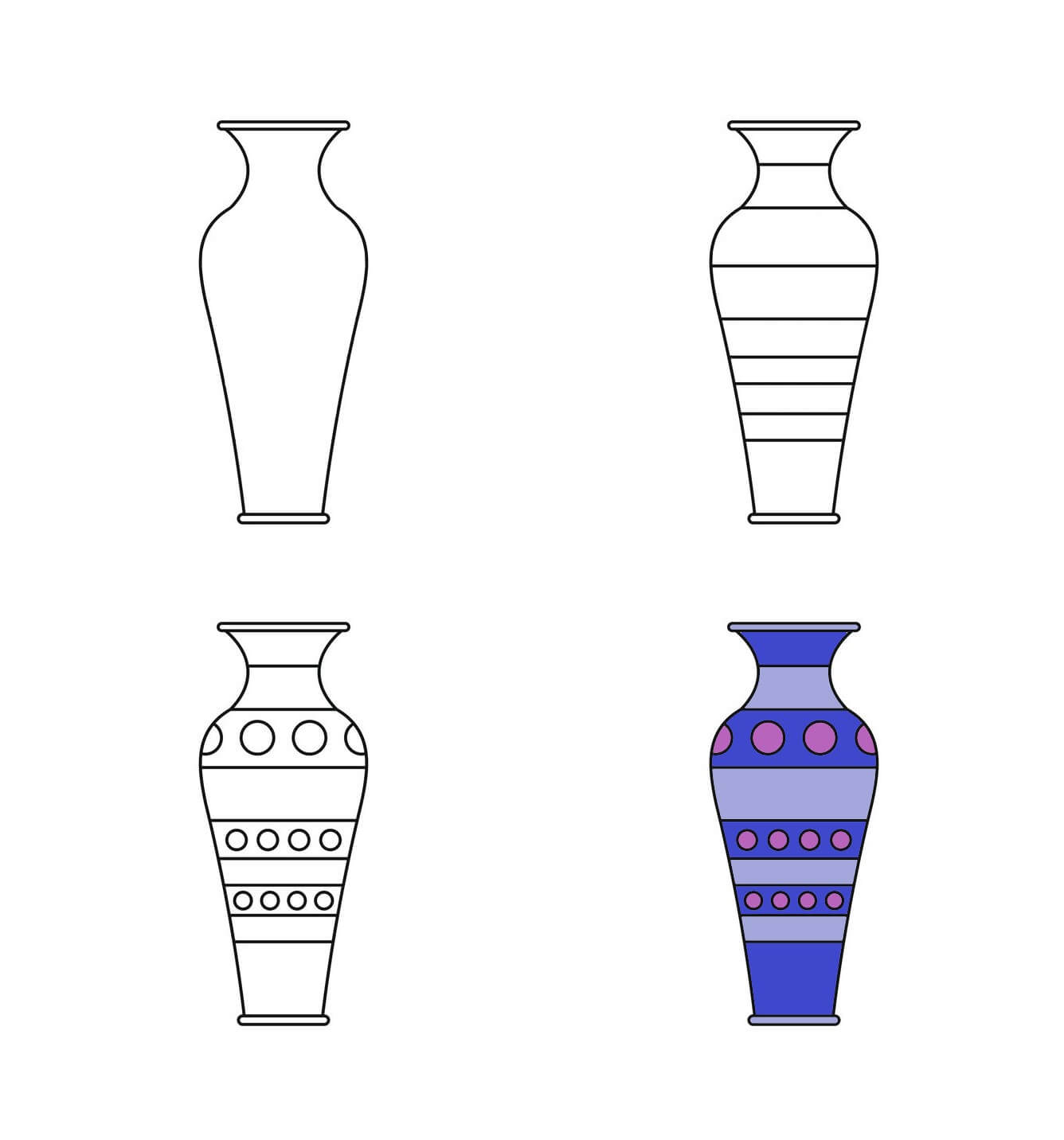 Idées de vases (2) dessin