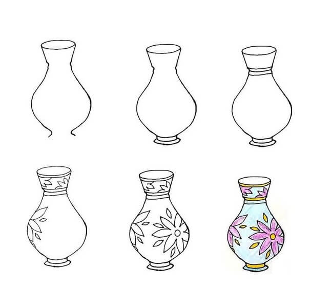 Idées de vases (23) dessin