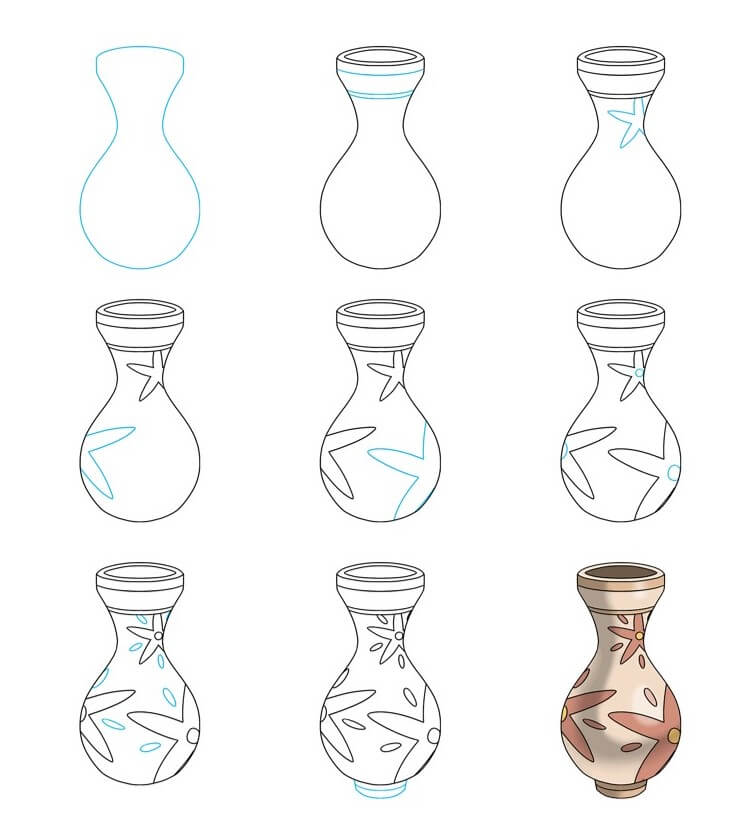 Vase dessin