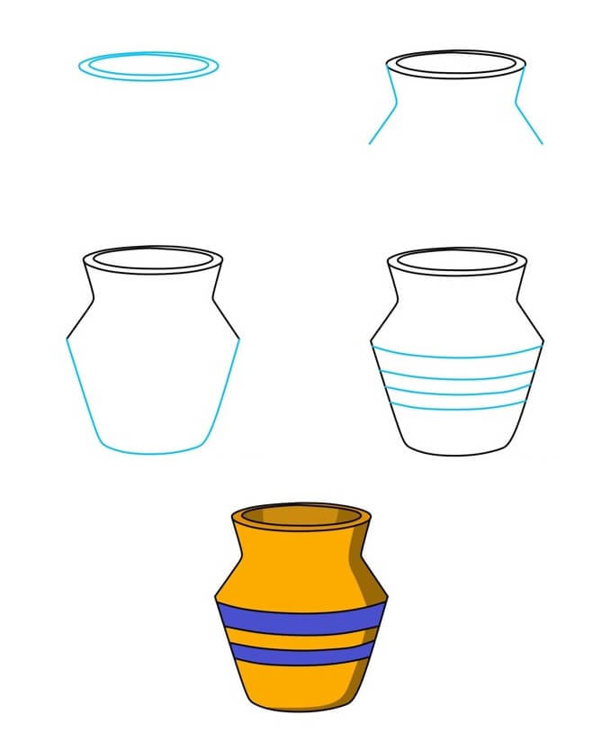 Idées de vases (30) dessin