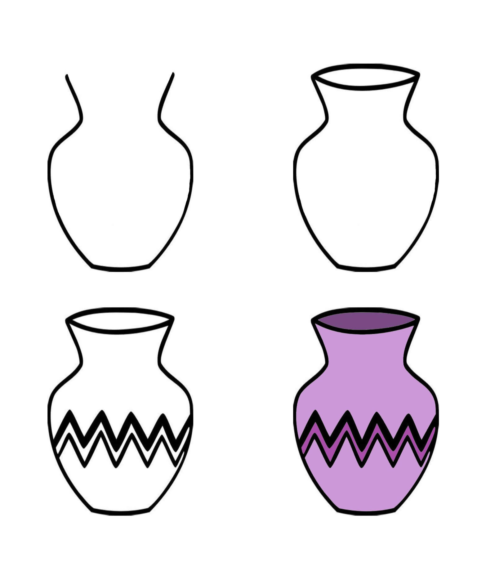 Idées de vases (4) dessin